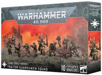 Games Workshop Warhammer 40K - Chaos Space Marine - Traitor Guardsmen Squad (43-107)