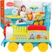 Locomotive train interactive, coulissante avec son et espace de rangement