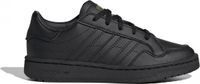 Adidas Originals Team Court Kinderen Lage Sneakers Zwart Textiel Veters