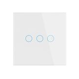 BOT Interrupteur d'éclairage intelligent Zigbee, modèle THREE SP303, blanc