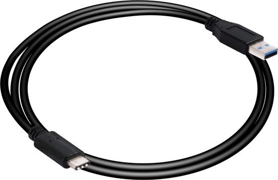 Club 3D USB-C naar USB-A Kabel - 1m - Zwart - CAC-1523