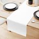 Merkloos Chemin de table en airlaid Blanc 40 cm x 24 m