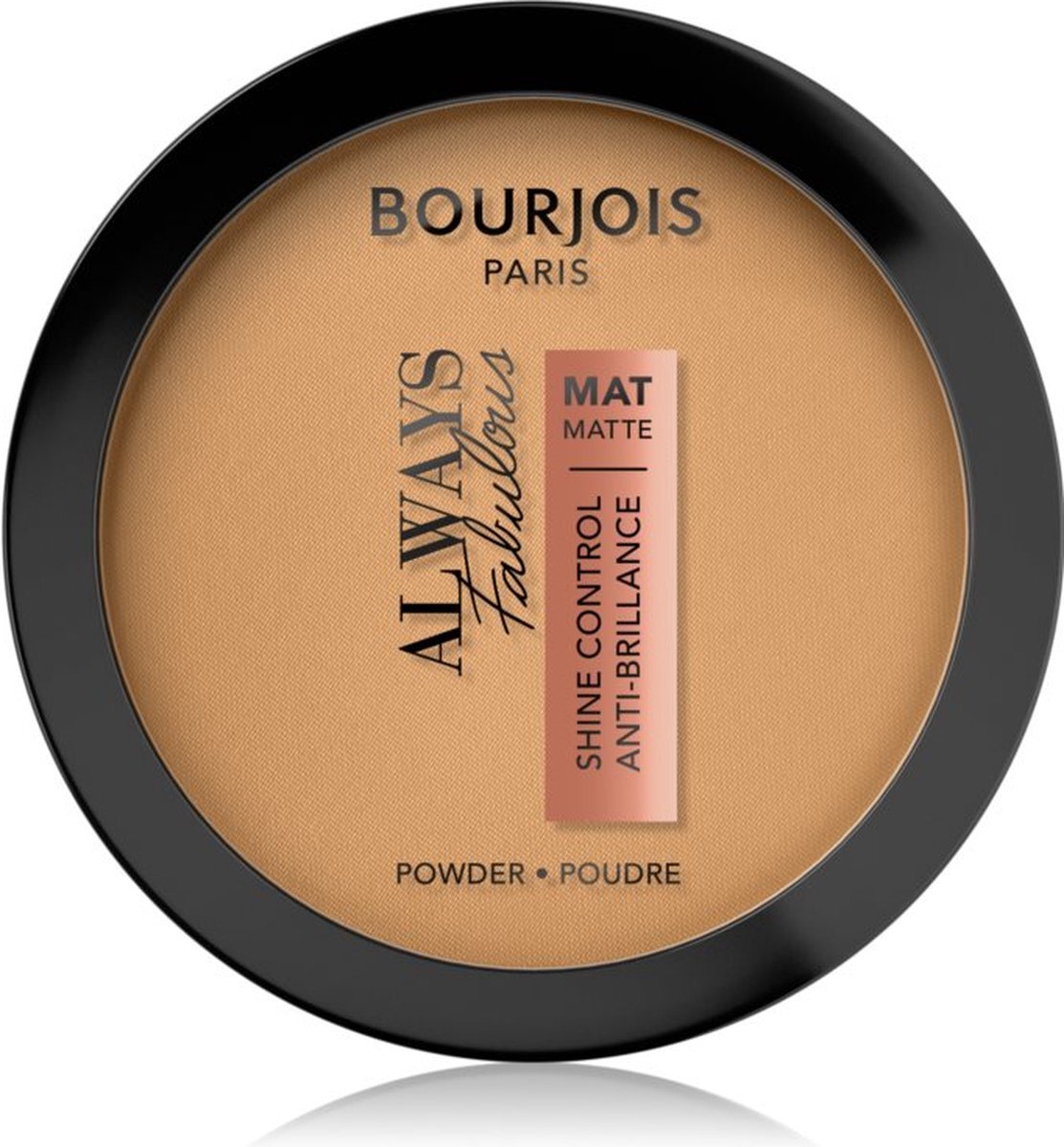 BOURJOIS PARIS Always Fabulous Matte Compact Poeder - 215 Golden Vanilla