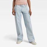G-Star Judee Cargo Denim Dames Jeans Sun Faded Piscina Blue