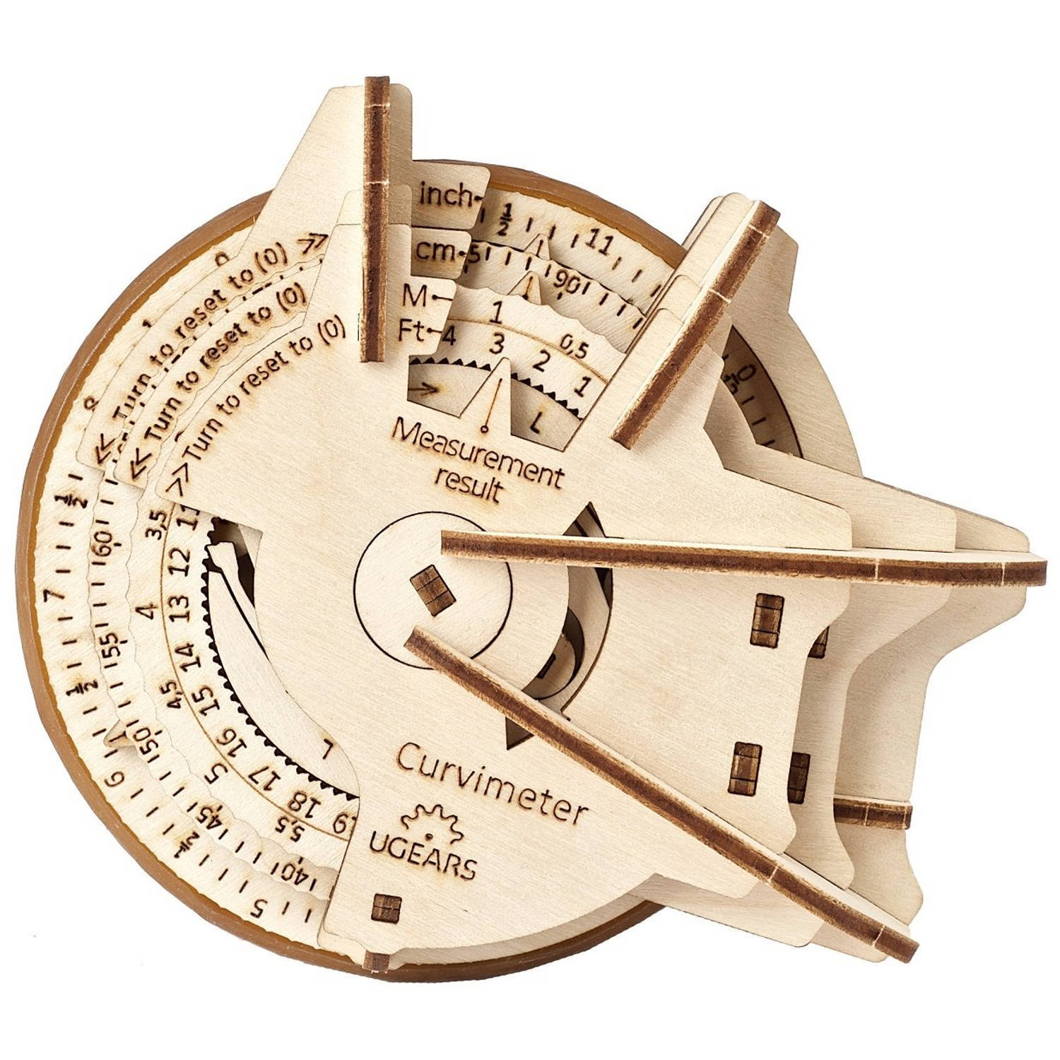 Ugears houten modelbouw - stem lab curvimeter