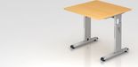 HAMMERBACHER bureau réglable en hauteur VOS08/6/S hêtre