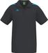 Erima Cmpt 3 Wings Polo Heren - Zwart / Curaçao | Maat: 4XL