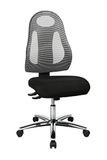 Topstar Free Art chroom, ergonomische bureaustoel, bureaustoel, stof, lichtgrijs/zwart