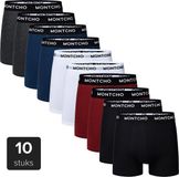 MONTCHO Heren Boxershorts - 10 Pack - Zwart Mix - Maat S t/m XXL