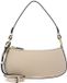 Coccinelle Leren schoudertas avondtas Merveille Mini Bag Sandshell beige