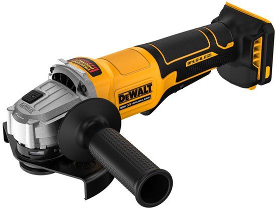 DeWalt DCG408N 18V XR Accu Haakse Slijper | 125mm | Zonder Accu's en Lader