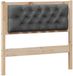 vidaXL Hoofdbord Anders Bruin en donkergrijs 90 cm Massief grenenhout