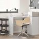 Maison Exclusive - Bureau, blanc, panneau de particules, 102 x 50 x 75 cm