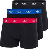 adidas Originals 3PK Trunk - Comfort Flex Cotton - Onderbroek Mannen - 3x grijs gemêleerd