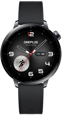 OnePlus Watch 3 43mm Smartwatch - Black Steel