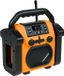 Thomson Radio de chantier Bluetooth sans fil 30W avec fonction radio FM PLL, Noir / Orange