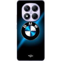 BMW Beschermhoes Xiaomi Redmi Note 14 Pro 5G Logo Noir et Bleu Brillant Maniacase
