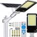 CARSS-POL SP Z O.O. Lampe solaire LED puissante 1200W Lampadaire de jardin avec détecteur de crépuscule