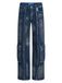 KARL LAGERFELD JEANS Jean cargo bleu foncé