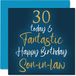 Stuff4 Fantastische 30e verjaardagskaarten voor schoonzoon, 30 Vandaag & | Happy Card van schoonfamilie, zoon geschenken, 145 mm x wensgeschenk, GCARD-145-FANSONLAW-30-FBA