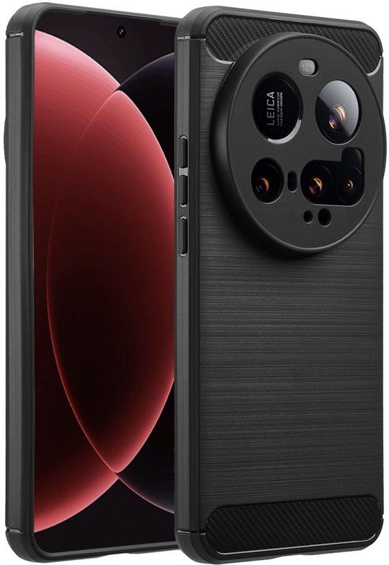 imoshion Hoesje - Geschikt voor Xiaomi 15 Ultra - Brushed Backcover - Zwart