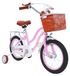 Vélo enfant 14 pouces avec roulettes et panier