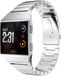 Strap-it Fitbit Ionic metalen bandje - zilver