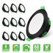 ALIPODLAX Spot encastré LED à intensité variable, Noir mat, 68 mm, Multipuissance, 3 températures de couleur (Chaud, Neutre, Blanc froid), IP44, pour salle de bain