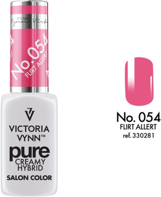 VICTORIA VYNNâ„¢ Gel Nagellak - Gel Polish - Pure Creamy Hybrid - 8 ml - Flirt Allert - 054