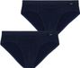HOM Slip Tencel Soft Navy Heren Maat M