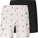 NAME IT Meisjes Leggings NKFVIVIAN 2P AOP SHORT LEGGING NOOS - Zwart - 158/164