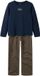 Pyjamaset biologische katoen Navy Blazer2