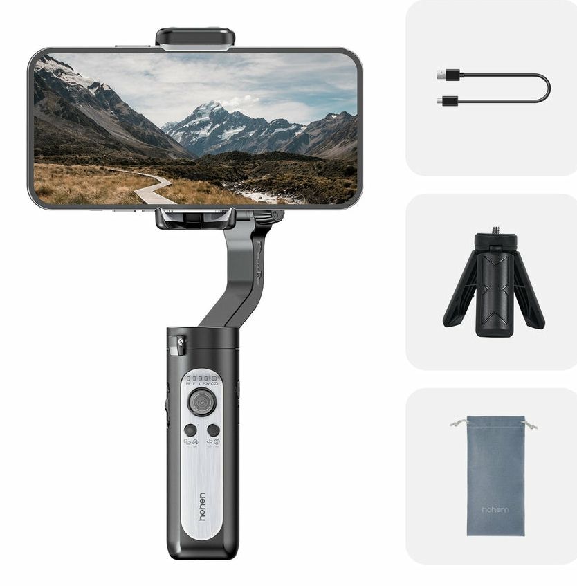 Hohem iSteady XE Foldable Smartphone Gimbal - Zwart