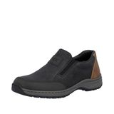 Rieker Heren Instapper Halfschoen 03354-06 Black Brown