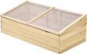 Outsunny Kweekkas - Bruin - 100x50x35/26 cm