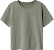 NAME IT Jongens T-shirt met korte mouw en ronde hals - Katoen - Maat 92 - Shadow