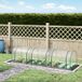 Icecat Mini Serre De Jardin, Mini Tunnel De Culture, Serre À Tomates, 3,5 Cm (l) X 1 Cm (l) X 0,8 Cm (h), Acier, Pvc Haute Densité Résistant Aux Uv, 3 Fenêtres Enroulables Avec Fermeture Éclair, Verte Et Tra