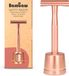 Bambaw Metalen Scheermes met Standaard – Roségoud