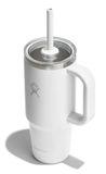 Hydro Flask Travel Tumbler 710 ml (24 oz) met Clear Press-In Straw Lid