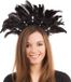 Bristol Novelty Ltd Bristol Novelty Feather Carnival Headdress (Black)