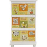 ENCUENTRA TU ESTILO Tafel met 3 laden, tekeningen, 3 schuifladen