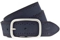 MUSTANG Leren riem Woman's Belt 3.5 W95 Steel Grey grijs