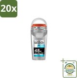 L’Oréal Paris Men Expert Fresh Extreme Déodorant Roller - 20 x 50 ml