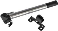 XLC Mini pomp Alpha PU-M01 6 bar/90 psi zilver Presta/Schrader, Lengte:265 mm