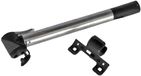 XLC Mini pomp Alpha PU-M01 6 bar/90 psi zilver Presta/Schrader, Lengte:265 mm