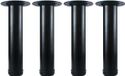 Ibenzoa® Pieds de meuble réglables noirs de 25,4 cm avec plaque de montage set van 4