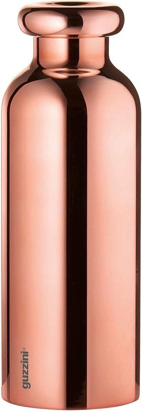 Guzzini On The Go ENERGY thermosfles RVS goud roze