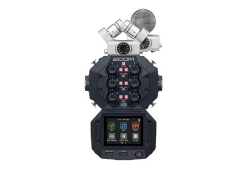 Zoom H8 Handy Recorder MS Pack Limited Special Edition - Black & Silver