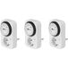 Goobay 64894 tijdschakelaar, stopcontact, analoge timer voor binnen, schakelklok, stopcontacten, 15 minuten instelbare tijd, led-regelaar, continu gebruik mogelijk, set van 3, klein