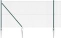 vidaXL Gelast hek met grondpennen 10 x 1,2 m PVC-gecoat Staal Groen